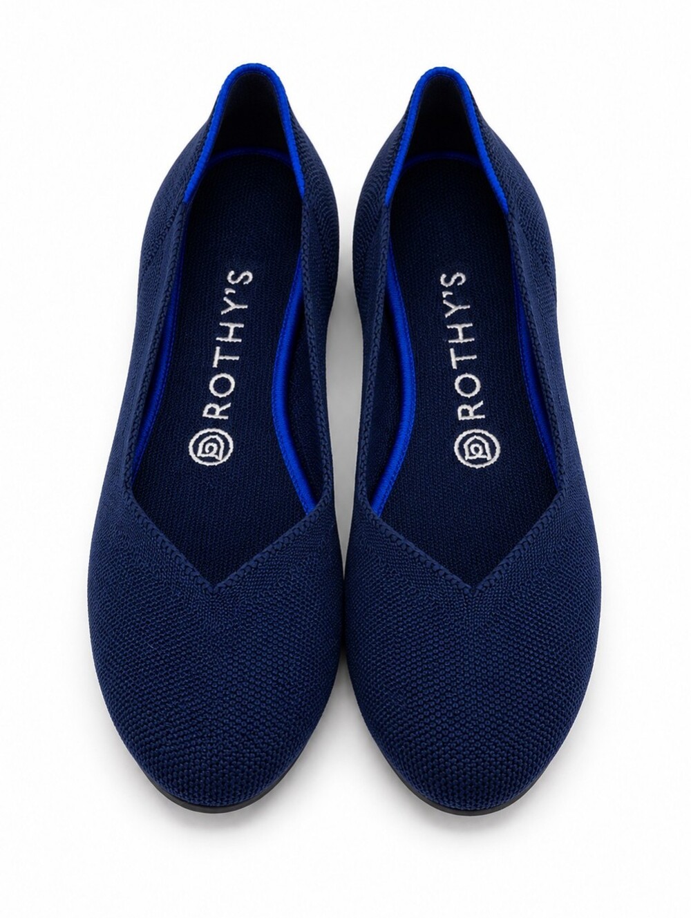 Rothy's Navy Blue Knit Flats